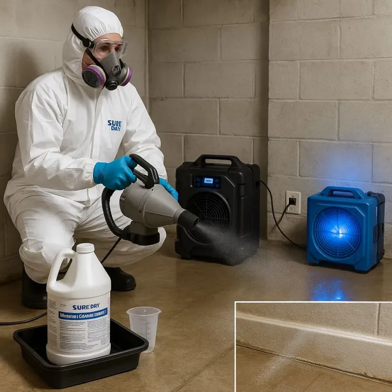 Sanitization and Odor Removal process in Barneveld, WI