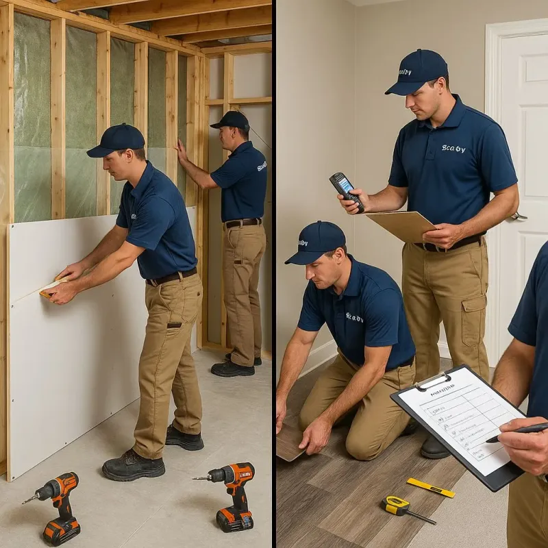 Repairs and Reconstruction process in Barneveld, WI